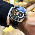 Men’s Open-Heart Automatic Dress Watch
