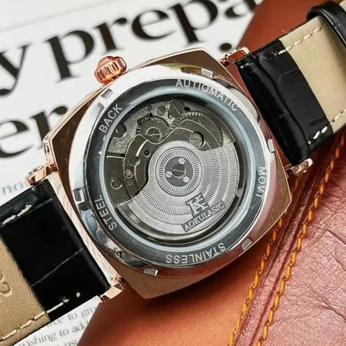 Men’s Open-Heart Automatic Dress Watch