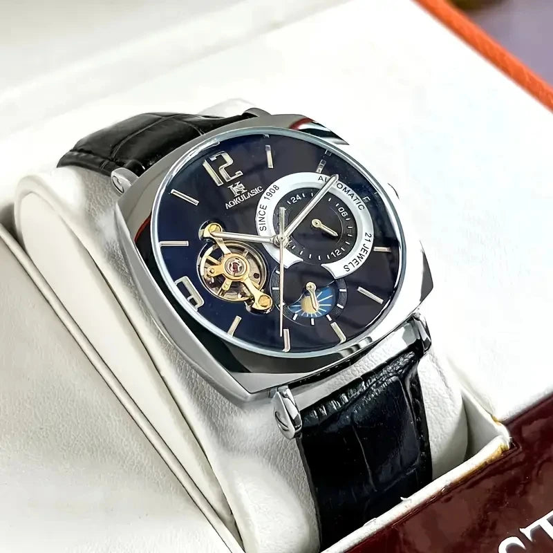 Men’s Open-Heart Automatic Dress Watch